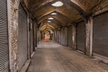 Zanjan 'daki çarşı Cuma günü kapalı, İran