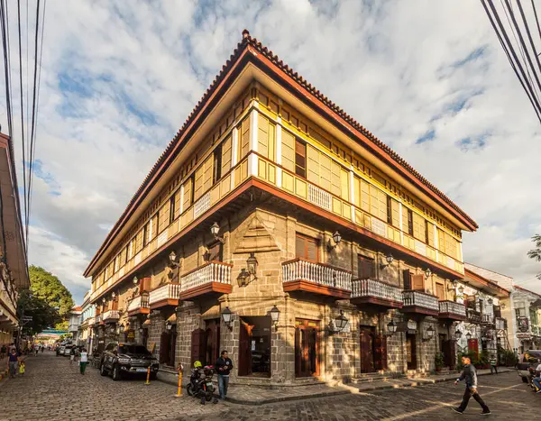 Manila Philippines Января 2018 Колониальный Дом Casa Manila Районе Интрамурос — стоковое фото