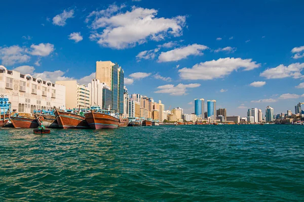 Skyline Deira Dubai Creek Uae — Stock Photo, Image