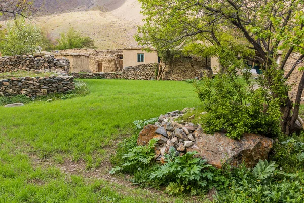 Vila Jisev Jizev Jizeu Nas Montanhas Pamir Tajiquistão — Fotografia de Stock