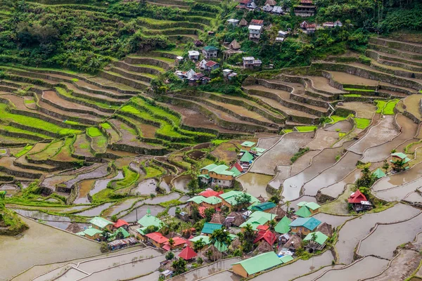 Utsikt Över Batad Rice Terrasser Luzon Filippinerna — Stockfoto