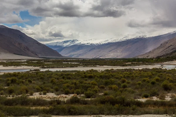 Lado Afgano Del Valle Wakhan Entre Tayikistán Afganistán —  Fotos de Stock