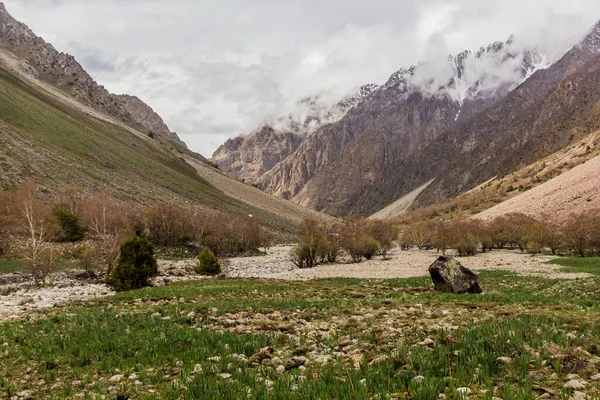 Долина Жизев Джизеу Гейсев Джисев Горах Памира Таджикистан — стоковое фото