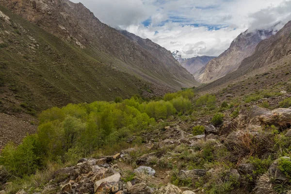 Dolina Jizeu Geisev Lub Jisev Górach Pamir Tadżykistan — Zdjęcie stockowe