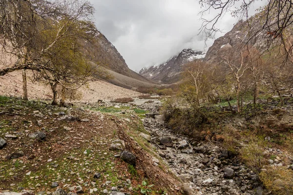 Jizevské Jizeu Geisev Nebo Jisev Údolí Pohoří Pamír Tádžikistán — Stock fotografie