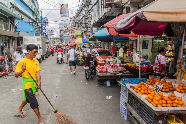 Manila Filippiner Januari 2018 Utsikt Över Quiapo Marknaden Manila — Stockfoto