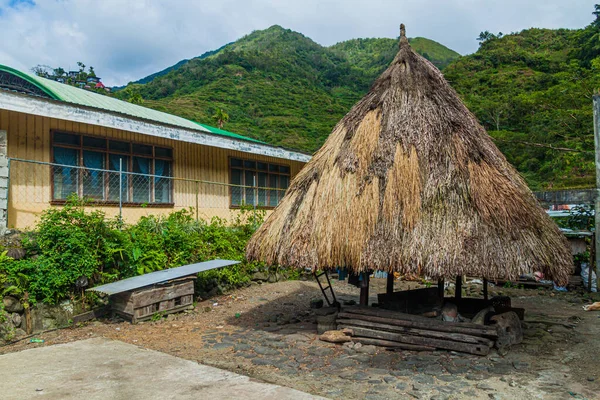 Thatched Hut Cambulo Village Luzon Island Philippines — Stock Photo, Image