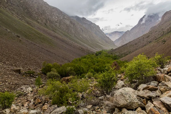 Jizev Jizeu Geisev Jisev Vale Nas Montanhas Pamir Tajiquistão — Fotografia de Stock