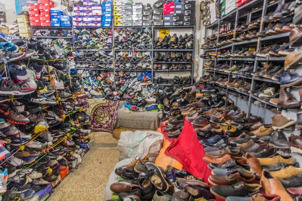 Ardabil Iran April 2018 Local Footwear Store Ardabil Iran — Stock Photo, Image