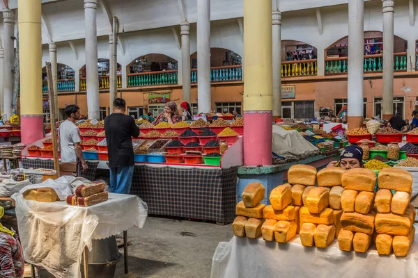 Khujand Tajikistán Mayo 2018 Panchsanbe Panjshanbe Mercado Bazar Khujand Tayikistán — Foto de Stock