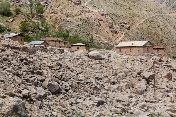 Village Padrud Marguzor Haft Kul Dans Les Montagnes Fann Tadjikistan — Photo