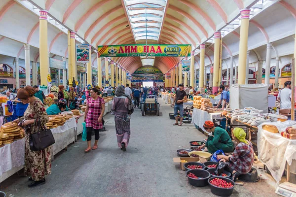 Khujand Tajikistan May 2018 Panchsanbe Panjshanbe Bazaar Market Khujand Tajikistan — 스톡 사진