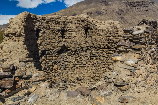 Fort Yamchun Dans Vallée Wakhan Tadjikistan — Photo