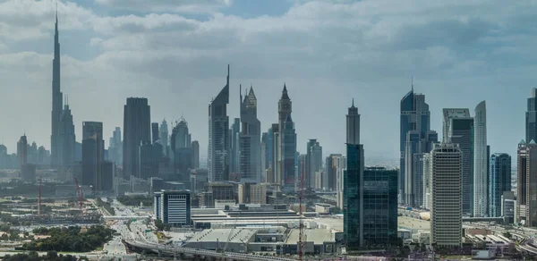 Skyline Dubai Emiratos Árabes Unidos — Foto de Stock