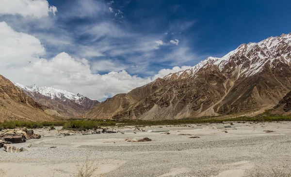 Valle Del Río Gunt Las Montañas Pamir Tayikistán —  Fotos de Stock