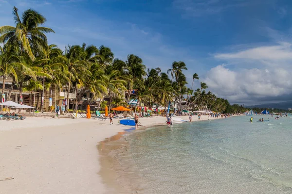 BORACAY, FİLİPPİNLER - 1 Şubat 2018: Boracay Adası, Filipinler