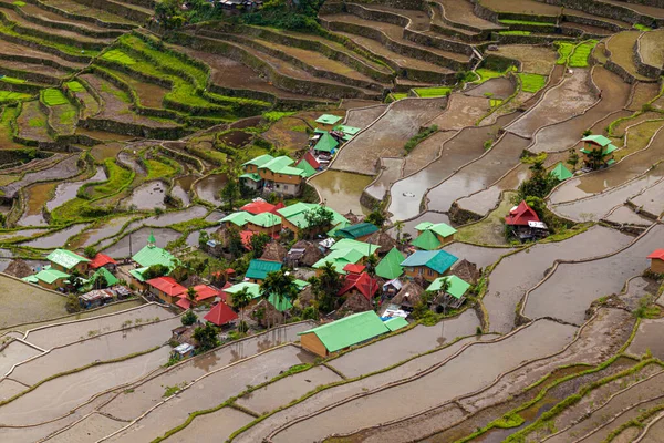 Utsikt Över Batad Rice Terrasser Luzon Filippinerna — Stockfoto