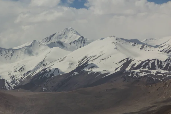Снег Покрыл Горы Памира Таджикистан — стоковое фото