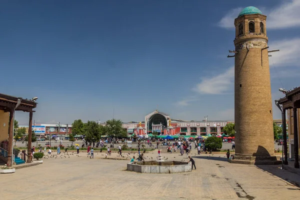 Khujand Tajikistan Maj 2018 Square Framför Panchsanbe Panjshanbe Basarmarknaden Khujand — Stockfoto
