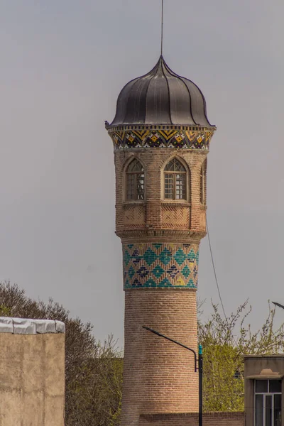 Minaret Mešity Mirzy Ali Akbar Ardabilu Írán — Stock fotografie