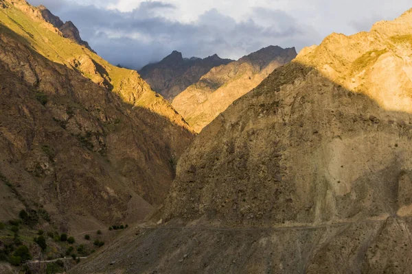 Valle Del Río Panj Pyandzh Entre Tayikistán Afganistán —  Fotos de Stock