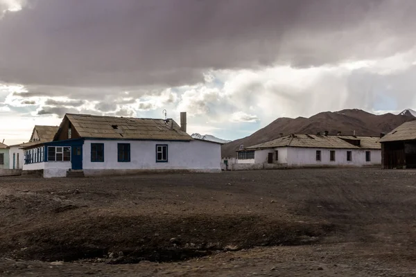 Деревня Аличур Горно Бадахшанской Автономной Области Таджикистана — стоковое фото