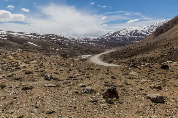 Estrada Pamir Região Autónoma Gorno Badakhshan Tajiquistão — Fotografia de Stock