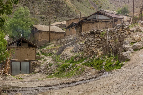 Wioska Padrud Marguzor Haft Kul Górach Fann Tadżykistan — Zdjęcie stockowe