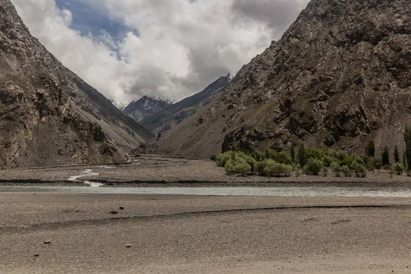 Κοιλάδα Bartang Στα Βουνά Pamir Τατζικιστάν — Φωτογραφία Αρχείου