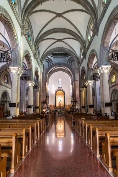 Manila Filipinas Enero 2018 Interior Basílica Menor Catedral Metropolitana Inmaculada —  Fotos de Stock