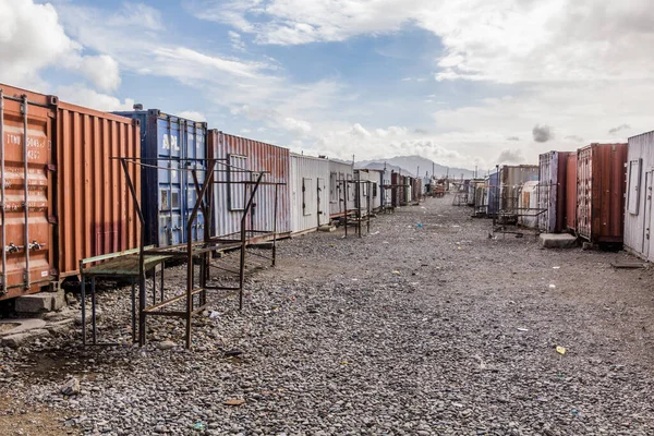 Bazar Aldea Murghab Región Autónoma Gorno Badakhshan Tayikistán — Foto de Stock