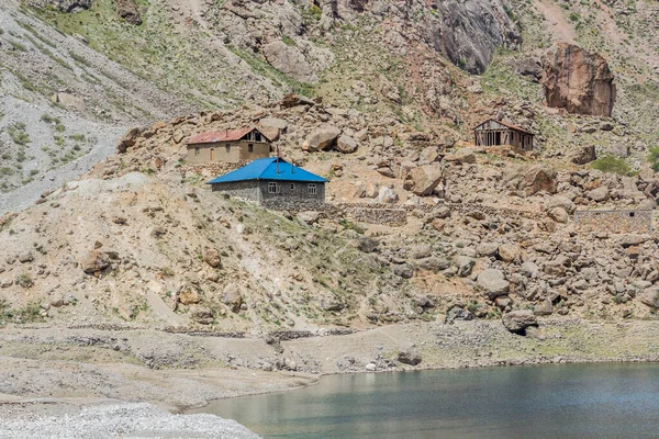 Lago Khurdak Aldeia Padrud Marguzor Haft Kul Nas Montanhas Fann — Fotografia de Stock