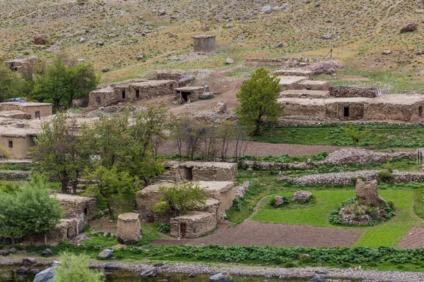 Χωριό Jisev Jizev Jizeu Στα Όρη Pamir Τατζικιστάν — Φωτογραφία Αρχείου