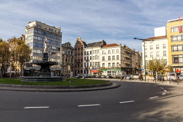 Brüksel Belgium Kasım 2018 Brüksel Rouppe Meydanı Belçika Nın Başkenti — Stok fotoğraf
