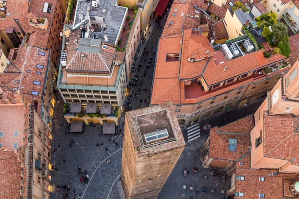 Aerial View Piazza Porta Ravegnana Square Bologna Italy — Stock Photo, Image