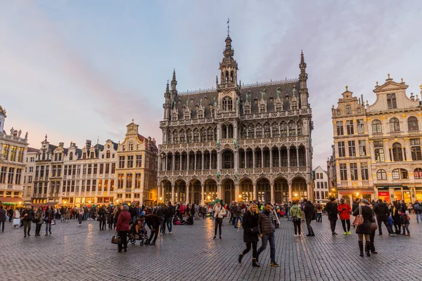 Brussels Belgmeal Nov 2018 布鲁塞尔城市博物馆 Maison Roi Broodhuis Building 位于比利时首都布鲁塞尔的Grand — 图库照片