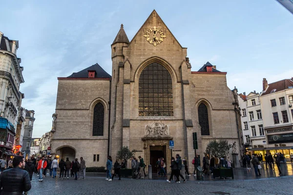 Bruxelles Belgio Nov 2018 Chiesa San Nicola Bruxelles Capitale Del — Foto Stock