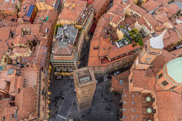 Aerial View Piazza Porta Ravegnana Square Bologna Italy — Stock Photo, Image
