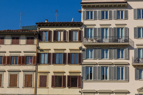 Typical Houses Shutters Florence Italy — Stock Photo, Image