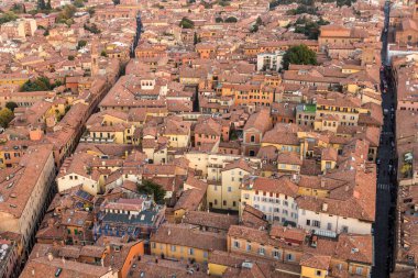 İtalya, Bologna 'nın hava manzarası