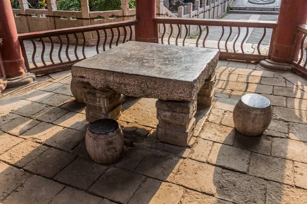 Tisch Phoenix Pavillon Der Großen Moschee China — Stockfoto