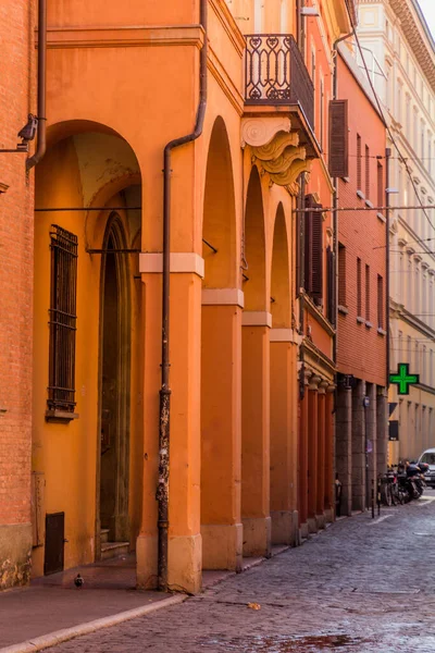 Traditional Porticoes Bologna Italy — Stock Photo, Image