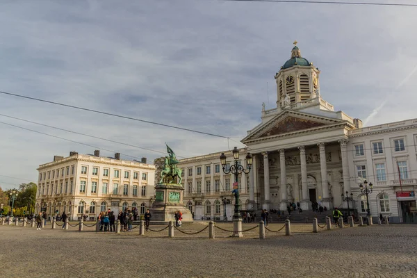 Brussels Belgia Lis 2018 Kościół Jakuba Sur Coudenberga Placu Królewskim — Zdjęcie stockowe