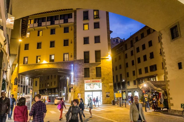 Florence Italy October 2018 Evening View Street Florence Italy — 스톡 사진