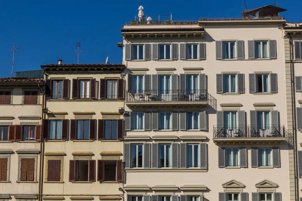 Typical Houses Shutters Florence Italy — Stock Photo, Image