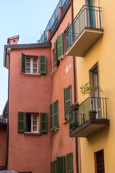 Häuser Zentrum Von Bologna Italien — Stockfoto