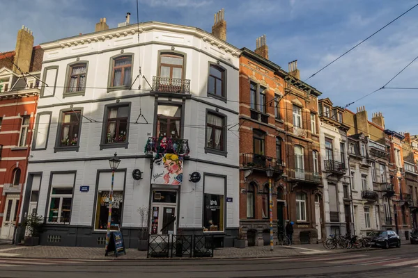 Bruselas Bélgica Diciembre 2018 Edificios Municipio Saint Gilles Bruselas Capital — Foto de Stock