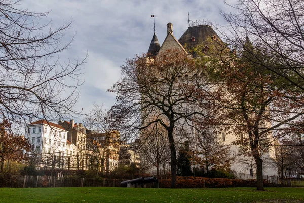 Medeltida Befäst Halle Port Bryssel Belgiens Huvudstad — Stockfoto