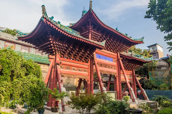 Paifang Memorial Poort Bij Grote Moskee China — Stockfoto