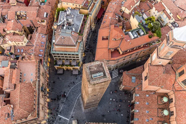 Aerial View Piazza Porta Ravegnana Square Bologna Italy — Stock Photo, Image